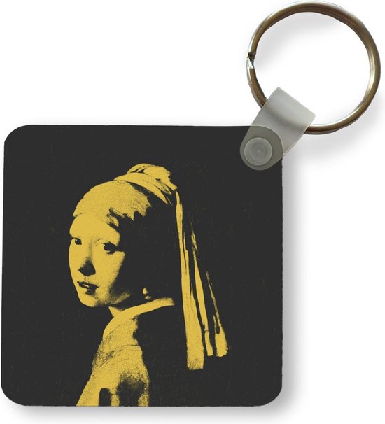 Sleutelhanger Uitdeelcadeautjes Het Meisje Met De Parel Vermeer Kunst Plastic Bol 