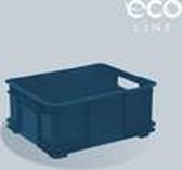 Eurobox L Opbergdoos, Eco Plastic (PP), 43 x 35 x 17,5 cm, 20 l, blauw