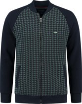 Gabbiano Vest Vest Raglanmouw En Rits 421712 Navy Mannen Maat - 3XL