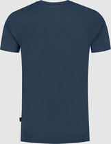 Ballin Amsterdam -  Heren Slim Fit   T-shirt  - Blauw - Maat XS