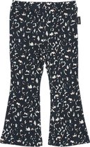 just be kids - Flared pants print leo - blauw - meisjes - maat 74-80