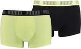 Puma 2-pack boxershorts basic trunk - geel/zwart