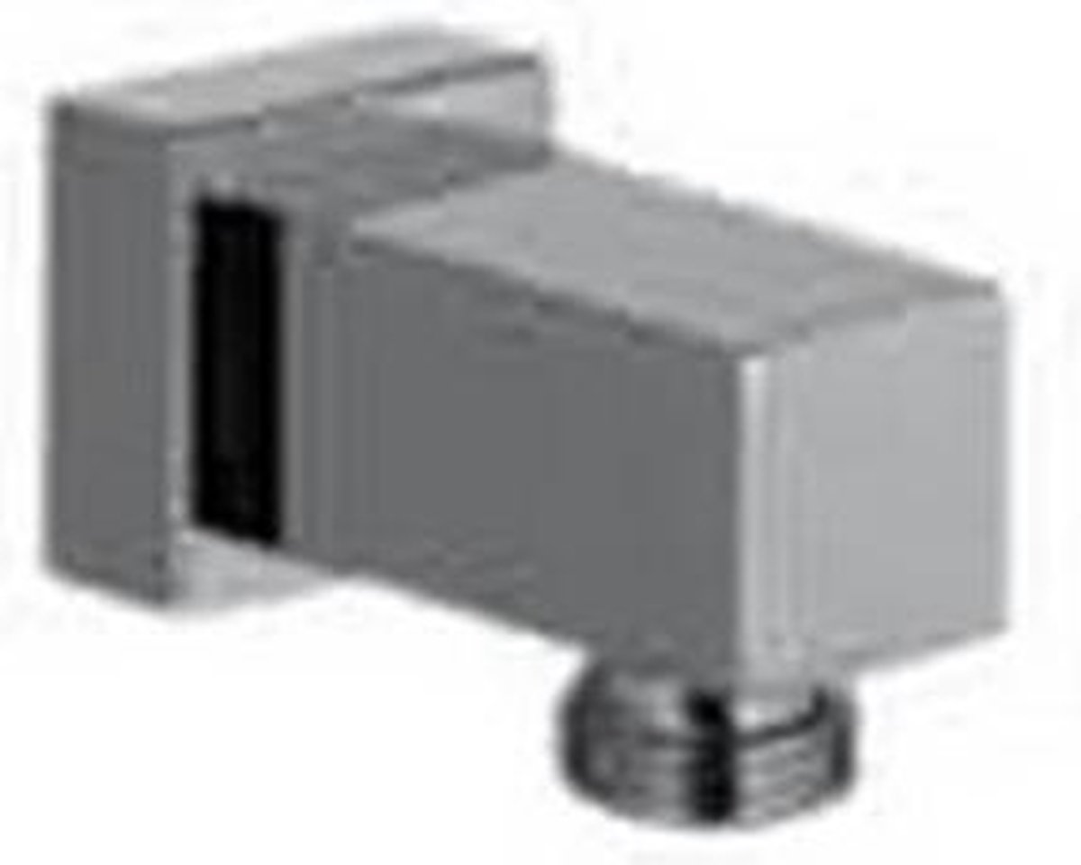 Wanduitlaat Hotbath Mate 6.5x2.5 cm Vierkant Chroom