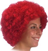 Carnival Toys Pruik Afro Synthetisch Rood One-size