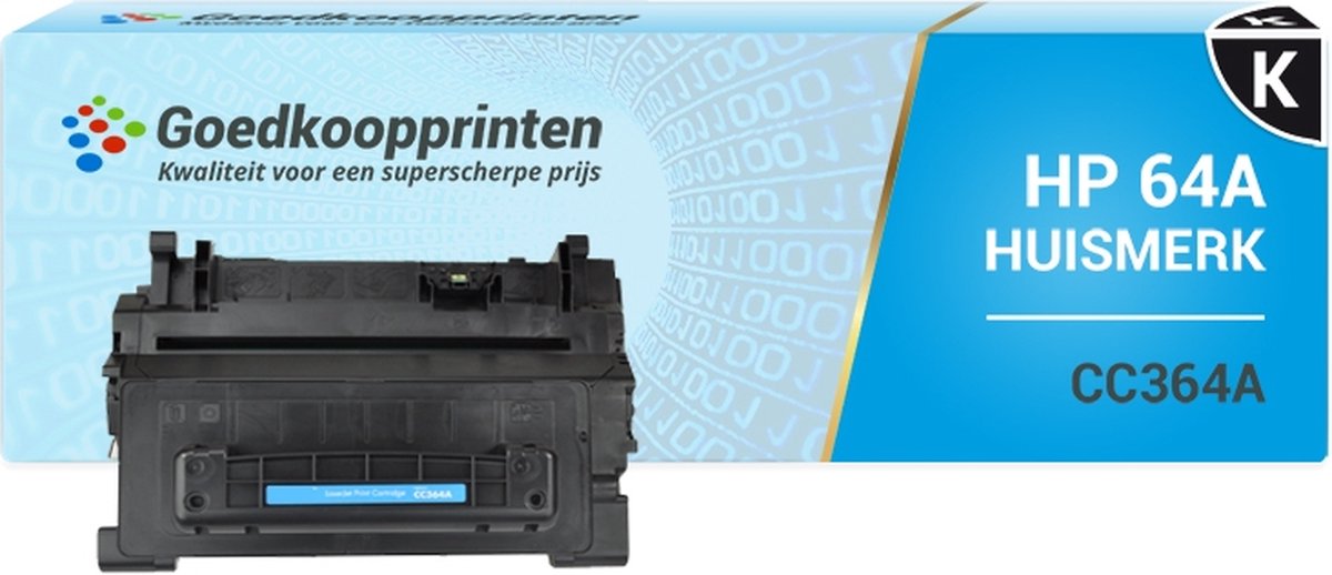 Huismerk voor HP 64A toner / HP CC364A toner Zwart (10.000 afdrukken)
