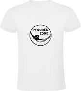 Pensioen Zone  Heren t-shirt | gepensioneerd | pensioen | cadeau