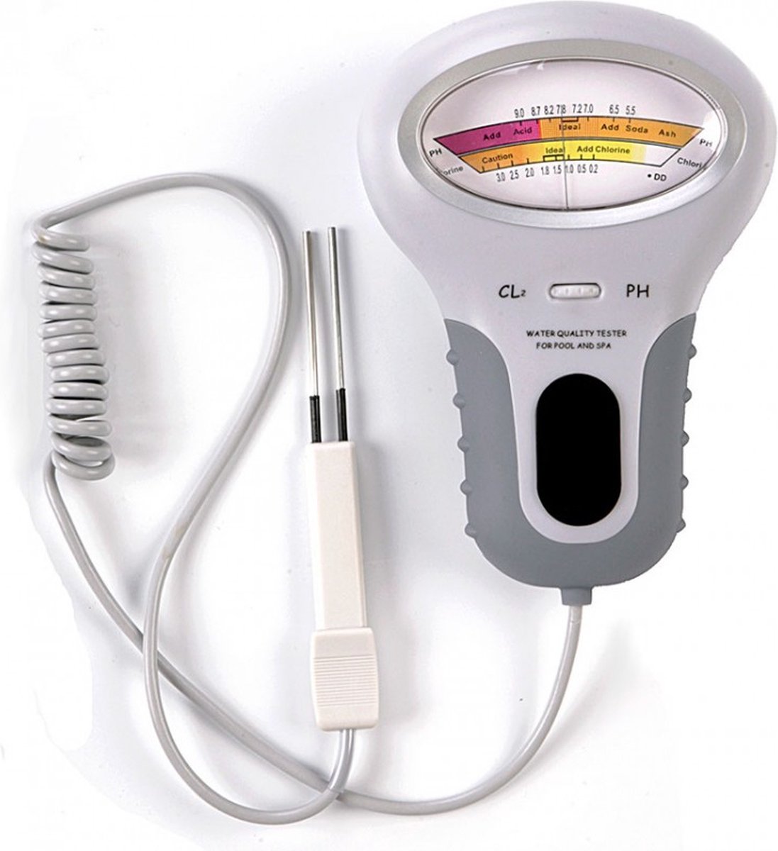 Elektronische pH- en Chloormeter