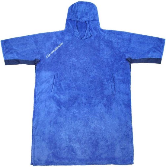 Lifemarque - Waterdichte badjas - Warm - Blauw - Lifeventure - maat Onesize