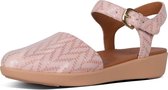 FitFlop™ Cova™ II Chevron Ballerina Oyster Pink - Maat 40