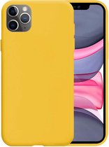 iPhone 11 Pro Hoesje Siliconen - iPhone 11 Pro Case - iPhone 11 Pro Hoes - Geel