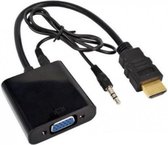 Garpex® HDMI naar VGA Adapter – Converter Omvormer – Inclusief audio kabel – PC Laptop Playstation Xbox DVD – HD 1080p