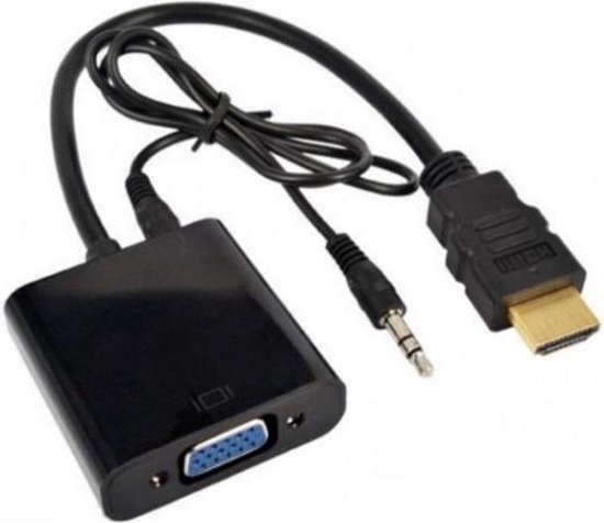 Garpex® HDMI naar VGA Adapter – Converter Omvormer – Inclusief audio kabel  – PC Laptop... | bol.com