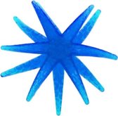 zeester junior 7 cm siliconen blauw