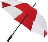 golfparaplu automatisch 102 cm rood/wit