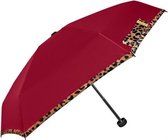 mini-paraplu 90-54-18 cm opvouwbaar dames rood