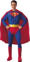 kostuum DC Comics - Superman heren blauw/rood maat M