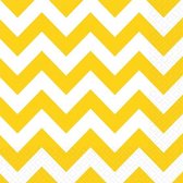 servetten Waves 33 x 33 cm 20 stuks geel