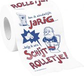 toiletpapier Schijtrolletje heren papier wit/rood