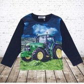 Trekker shirt John Deere blauw H157