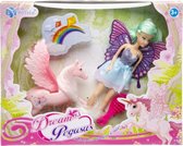 speelset Dream Pegasus roze 3-delig