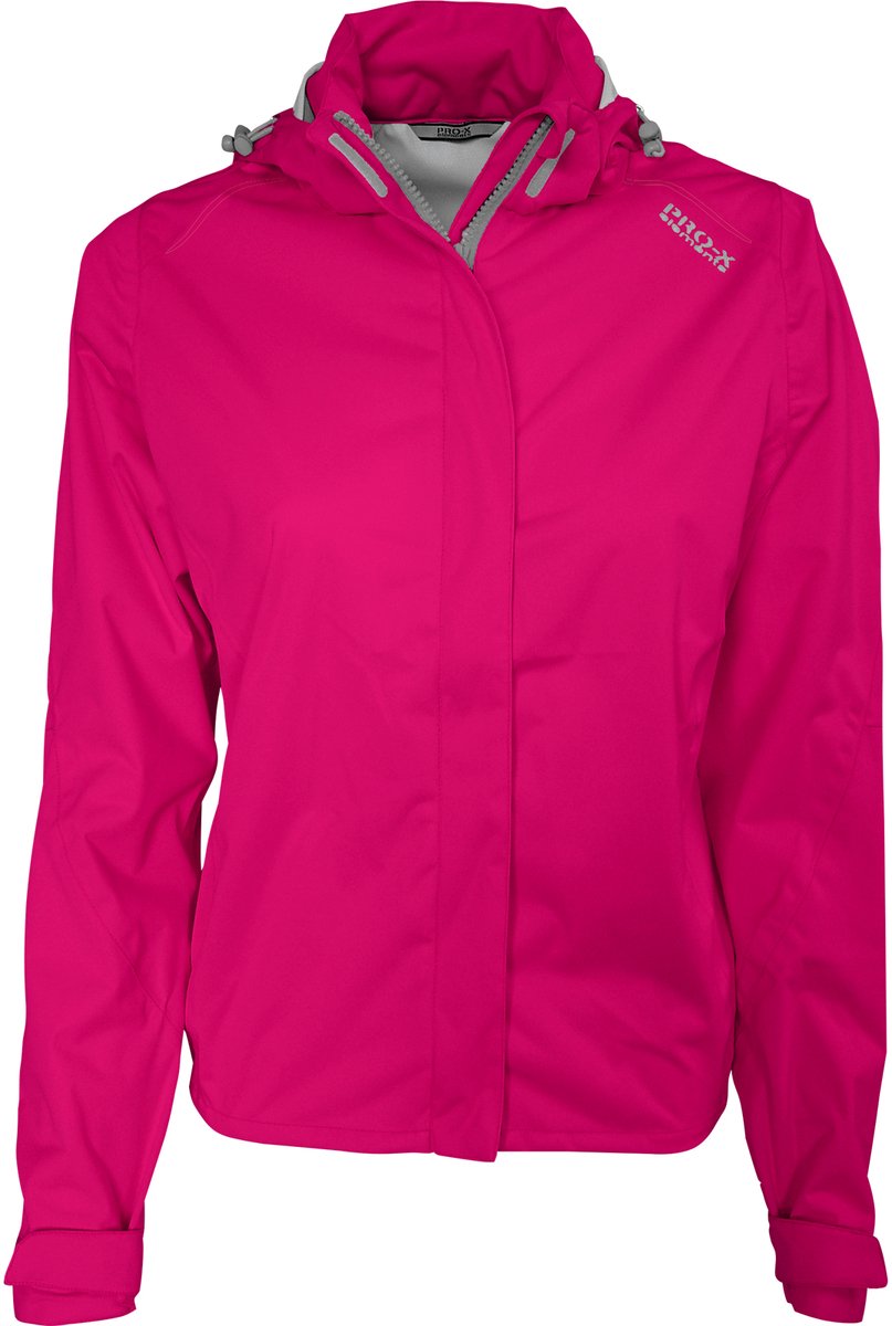 Pro-X Elements - 4WAY stretch regenjas voor dames met voering - Stacy - Cherry rood - maat 40