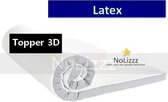 Aloe Vera - Split Topmatras 3D LATEX 10 CM - Gemiddeld ligcomfort - 180x210/10