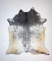 KOELAP Koeienhuid Vloerkleed - Zwartwit Gevlekt Salt & Pepper - 210 x 235 cm - 1003980