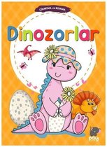 Dinozorlar Çıkartma ve Boyama