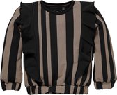 Levv meisjes shirt Senna aop Black Stripe