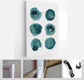 Set of 3 creative minimalist hand painted illustrations for wall decoration, postcard or brochure design - Modern Art Canvas - Vertical - 1820687585 - 40-30 Vertical
