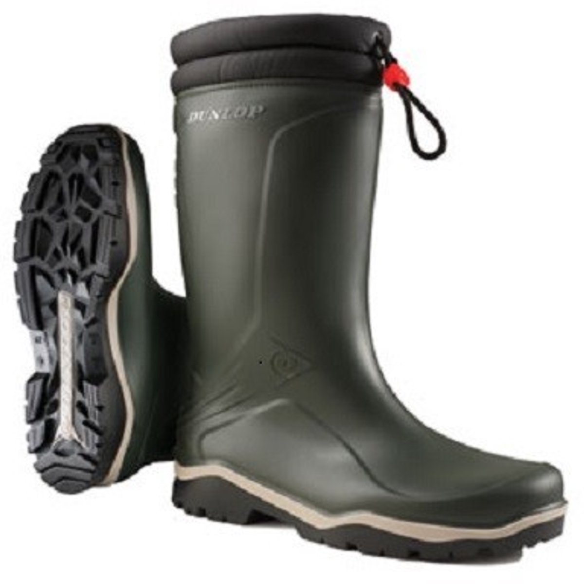 Blizzard Gevoerde Laars PVC Dunlop K486061 Groen