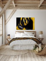 Yellow art 150 x 100  - Plexiglas