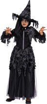 Robe de sorcière Death noir avec chapeau | Taille 116-128