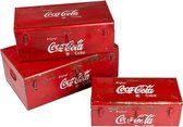 By Kohler Coca cola box set van 3 rood/metaal (112997)