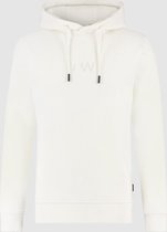 Purewhite -  Heren Regular Fit   Hoodie  - Wit - Maat M