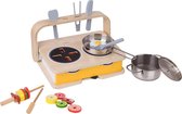 CLASSIC WORLD Houten Tafel Keuken 2in1