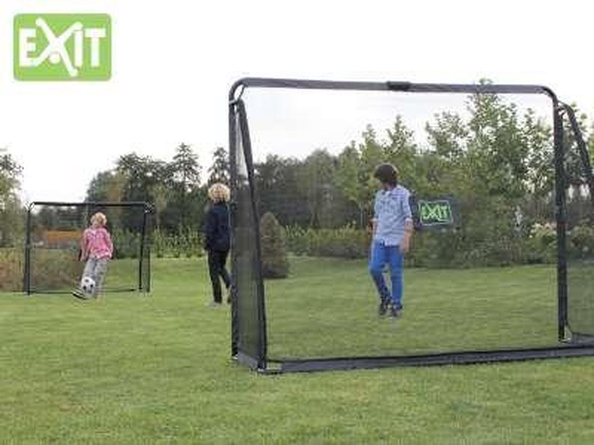 EXIT Coppa Stalen Voetbaldoel 220x170cm - Voetbal Goal - Voor Kinderen - Tuin - Zwart — afbeelding 17