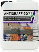 AntiGraff Go Pro - 2.5 liter - Anti graffiti coating - Ultieme Nanocoating - Duurzaam en makkelijk graffiti verwijderen - Beton, Steen, Natuursteen, Gevel impregneer