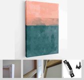 Set of Abstract Hand Painted Illustrations for Wall Decoration, Postcard, Social Media Banner, Brochure Cover Design Background - Modern Art Canvas - Vertical - 1960794199 - 80*60