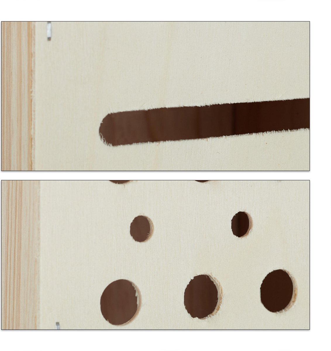 insectenhuis op paal - 148 cm hoog - hout - groot - vlinderhuis - bijenhotel — afbeelding 10