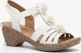 Blue Box dames sandalen met hak - Wit - Maat 39