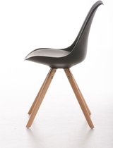 Liv's Midtliene Eetkamerstoel - Modern - Zwart - Hout - 47 cm x 59 cm x 84 cm