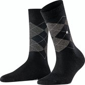 Burlington Marylebone Lurex One size Wol Dames Sokken zwart - Maat 36-41