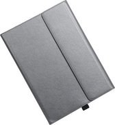 Clamshell-tabletbeschermhoes met houder voor MicroSoft Surface Pro4 / 5/6 12,3 inch (lamspatroon / grijs)