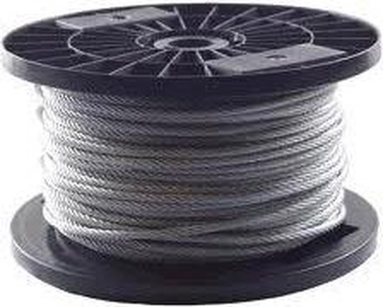 fil d'acier 4 mm sur un rouleau de 100 m (100 mètres)