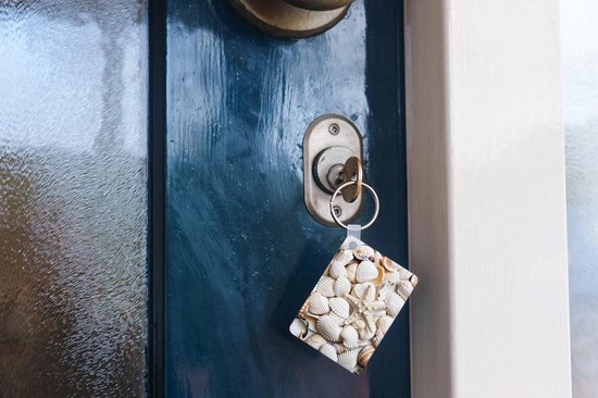 Sleutelhanger - Schelpen - Zeester - Strand - Uitdeelcadeautjes - Plastic