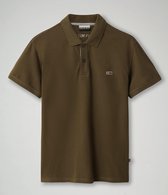 Napapijri Heren Taly Stretch Polo Olive green