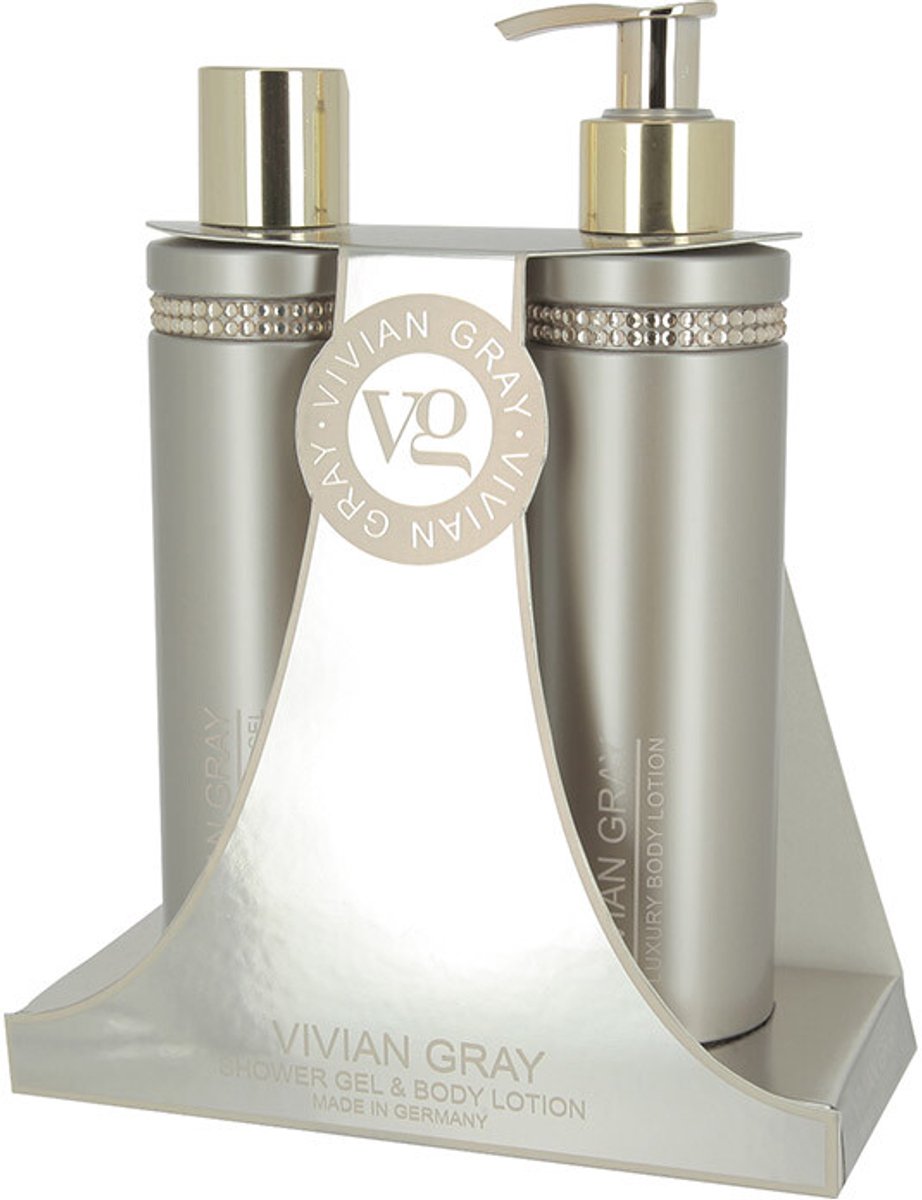 Vivian Gray_set Brown Crystals Luxury Shower Gel ?el Pod Prysznic 250ml + Body Lotion Balsam Do Cia?a 250ml