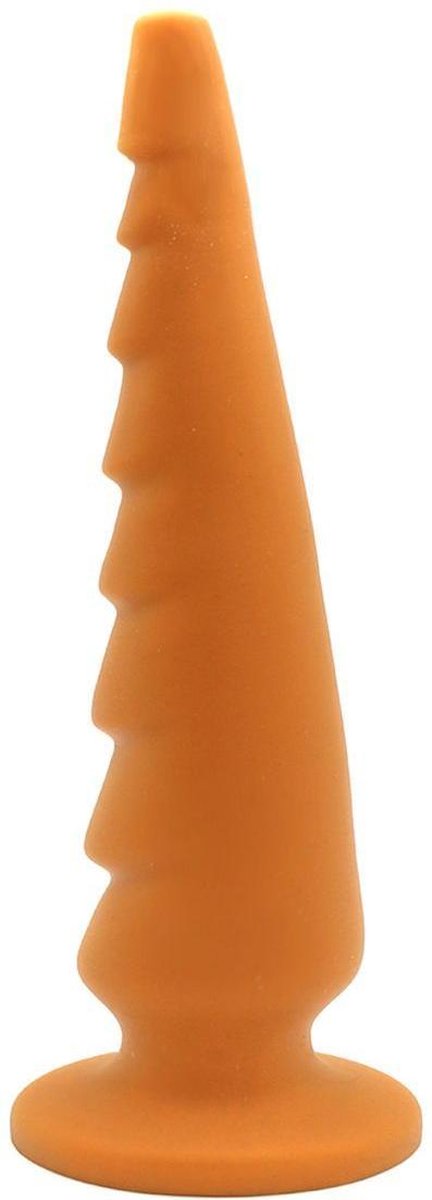 Gold Play - Soft Liquid Siliconen Anaal Dildo Rex - Goud XL