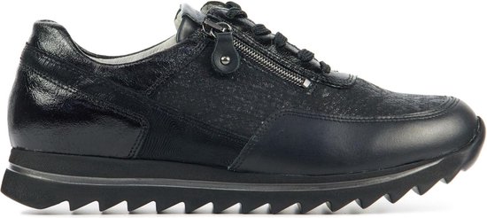 Waldlaufer Sneakers Dames - Lage sneakers / Damesschoenen - Leer - 923011 -  Zwart - | bol.com